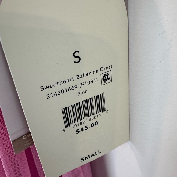 Blogilates Women's Sweetheart Babydoll Dress, Pink, Sz Small, NWT - Picture 9 of 13